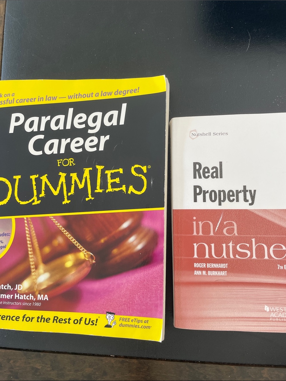 (2) Books - Real Property in a Nutshell / Paralegal Career for Dummies